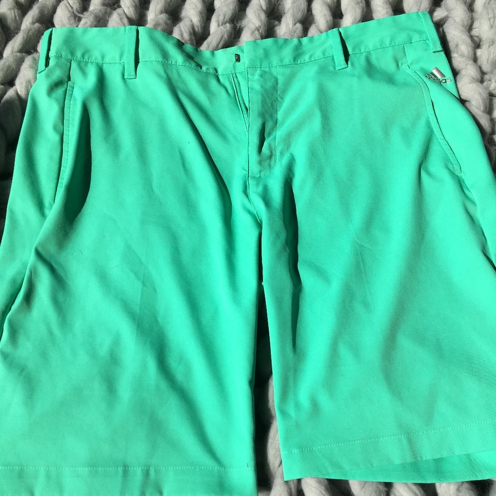 Adidas Green Golf Shorts